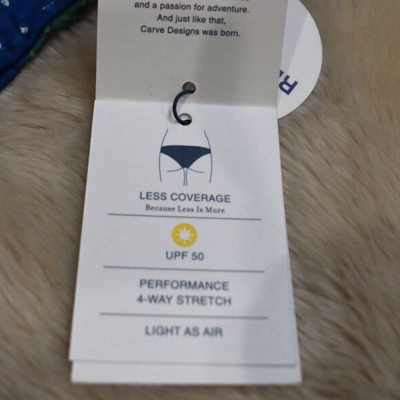 Carve Designs Sanitas Tropical Print Reversable Polka Dot Bikini Bottoms Size XL - Picture 6 of 11